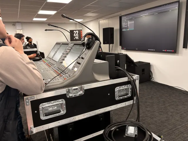 Mixing on a Yamaha Rivage PM
